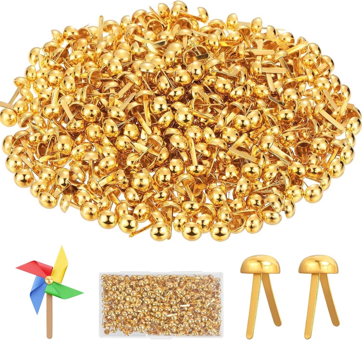 400 Stuks Herbruikbare Patroon Bag Clips - Mini Ronde Klemmen voor Papier, School en Knutselen