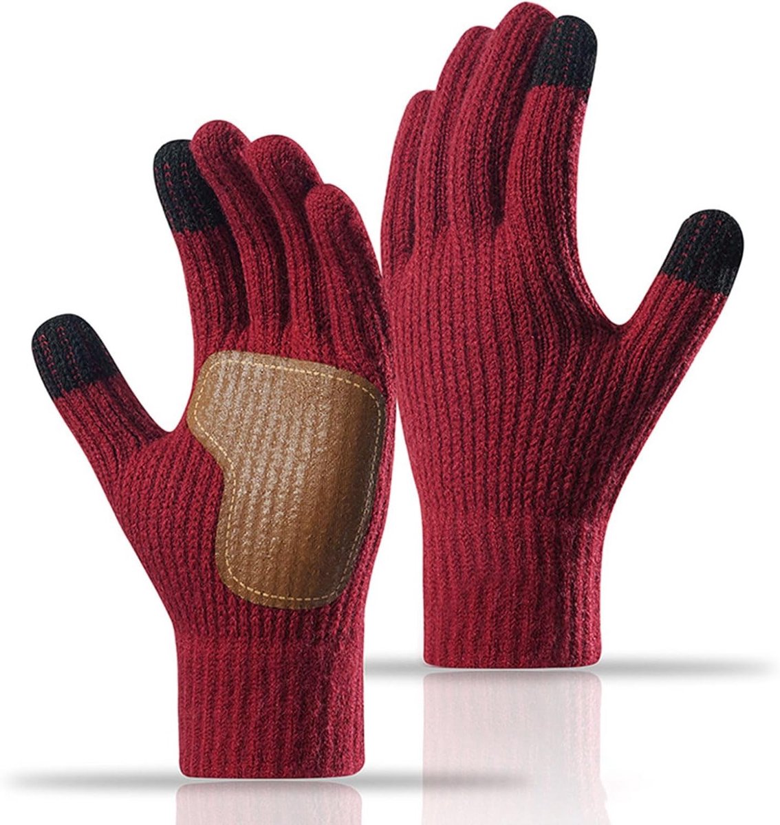 Warmtegevende Winterhandschoenen voor Mannen en Vrouwen - Antislip, Touchscreen, Gebreide Thermo Handschoenen met Voering