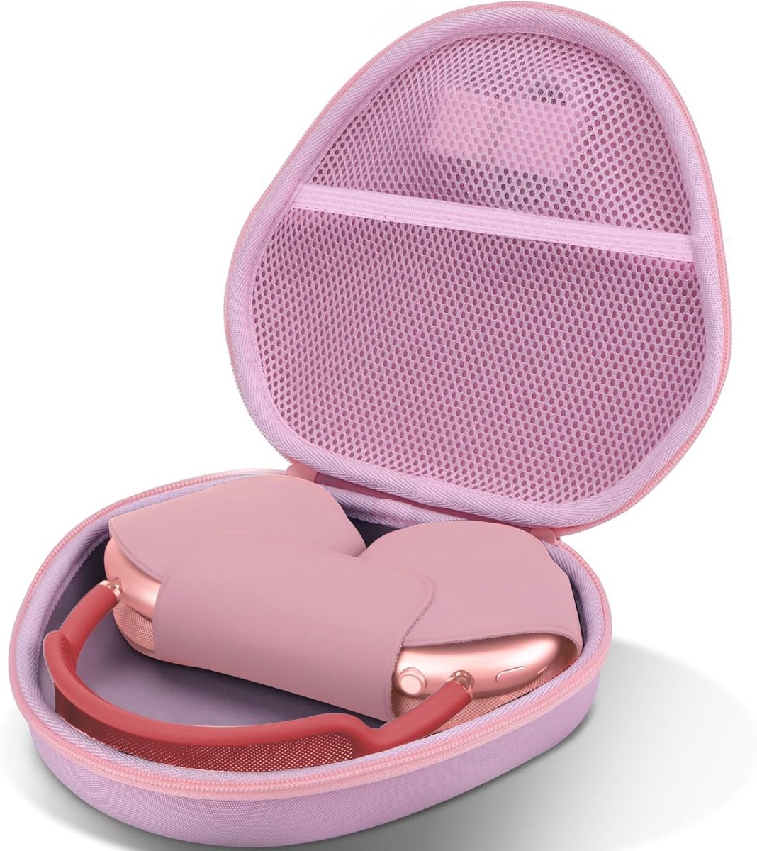 Hard Case voor Apple AirPods Max - Bescherming, Draagbaarheid en Stijl (Roze)