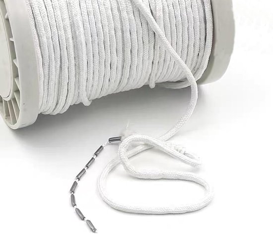 10m Zware Lood Tape voor Gordijnen, Mosquito Mesh Gewicht Draad, Ideaal voor Buiten en Zware Draperies (30g) — afbeelding 4