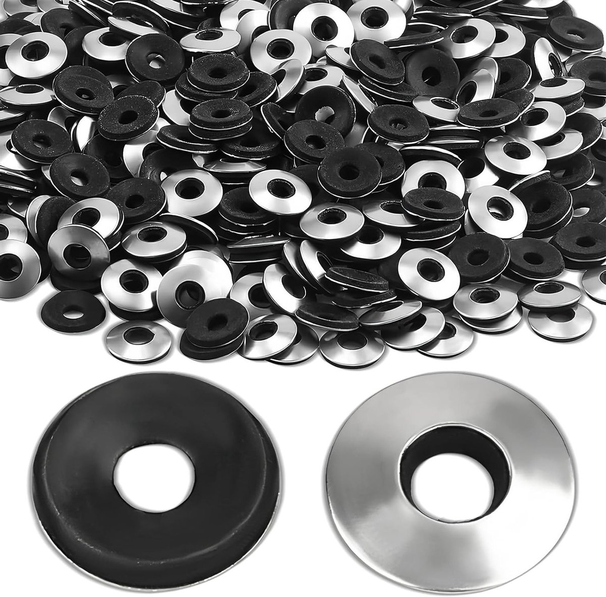 M6 Platte Rubberafdichtingen voor Schroeven, Moeren en Draadstangen - Neopreen en EPDM Seals (M6.3x16mm)