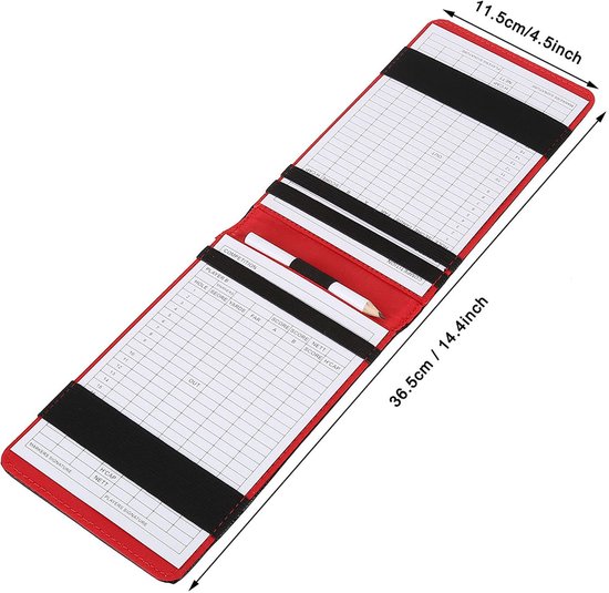 Dailygoody - Golf ScoreKeeper Card - Houten Scorekaart Houder - Perfecte Accessoire voor Toernooien - Duurzaam en Stijlvol - Voor Golfers van Alle Niv. — afbeelding 5