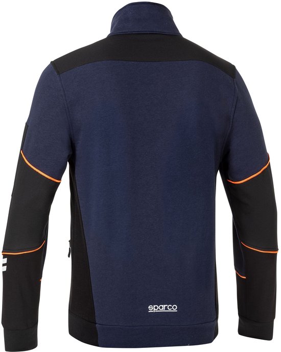 Sparco Tech Sweatshirt met rits - grijs-geel / xs - Vests - 02429GSGF0XS van Sparco — afbeelding 2