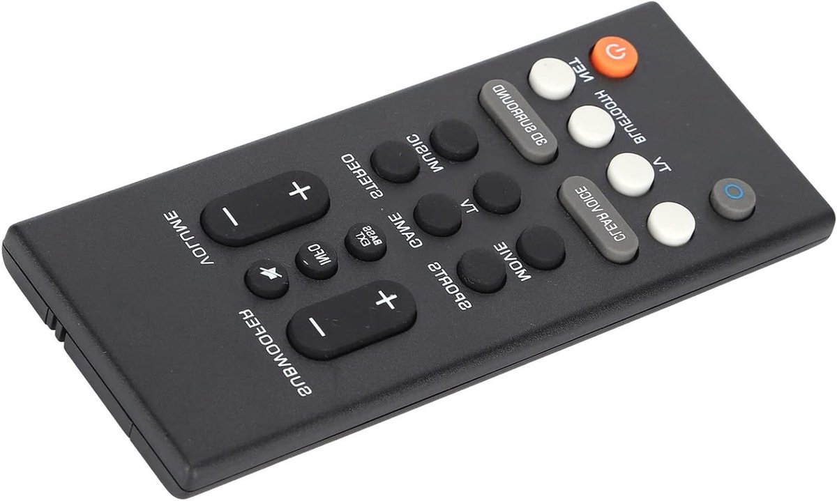 Slimme Universele Afstandsbediening voor Speakers, Duurzaam en Geschikt als Vervanging voor YAS-209 en YAS-109, Gemakkelijk in Gebruik en Betrouwbaar