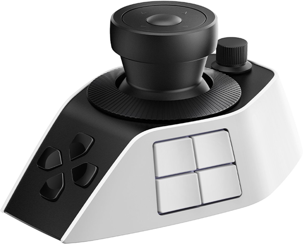 XPPen Pilot Pro Montageconsole, Bluetooth Aanpasbaar Sneltoetsenbord, Controller voor Videobewerking, Kleurcorrectie, Fotobewerking en Tekenen