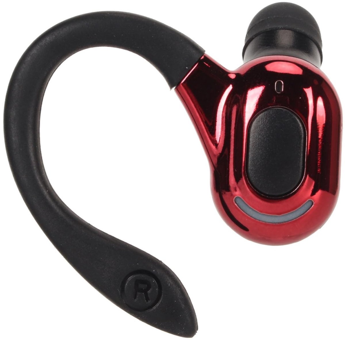 Dailygoody - Bluetooth-headset - Mono Oordopjes - HD-ruisonderdrukking - Zwart en rood - Waterdicht - Sportheadset - Geschikt voor Sport