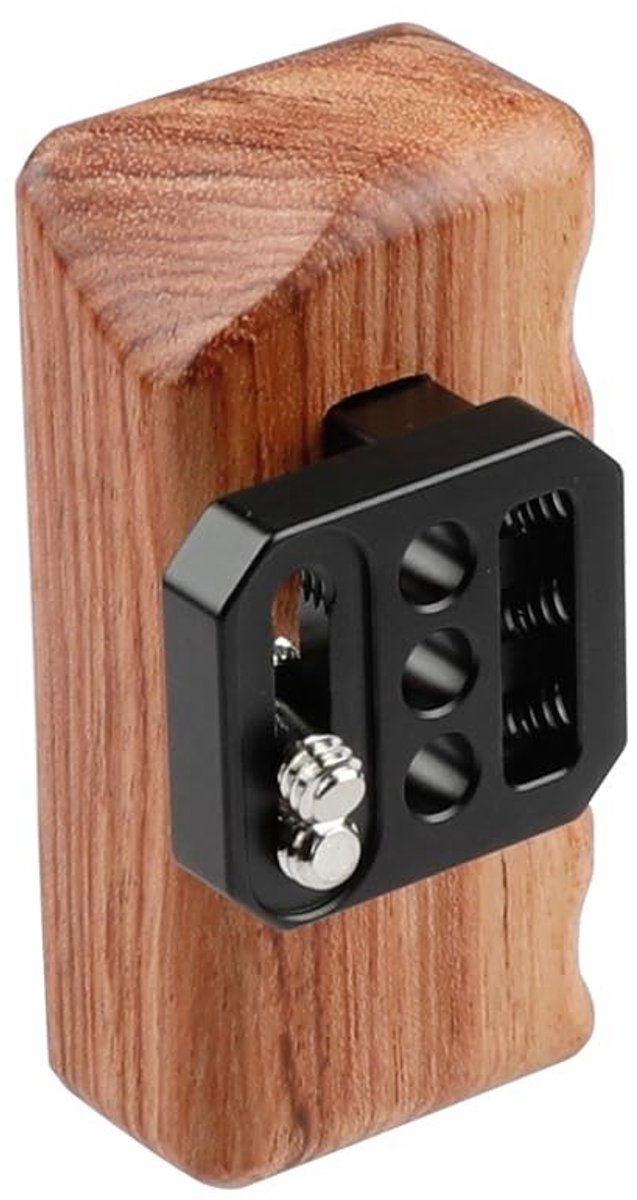Dailygoody - Houten Handvat Grip - Voor Camera GH Serie - Ergonomisch ontwerp - Linkerhand - Voor Camera Rig - Ideaal voor videomakers
