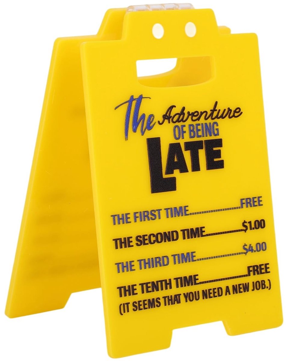 Dailygoody - Grappig Bureaubord - Mini-Bureaudecoratie - Geel en Zwart - Cadeau voor Collega's - Creatieve Kantooraccessoire - Geschikt voor Thuis en ...