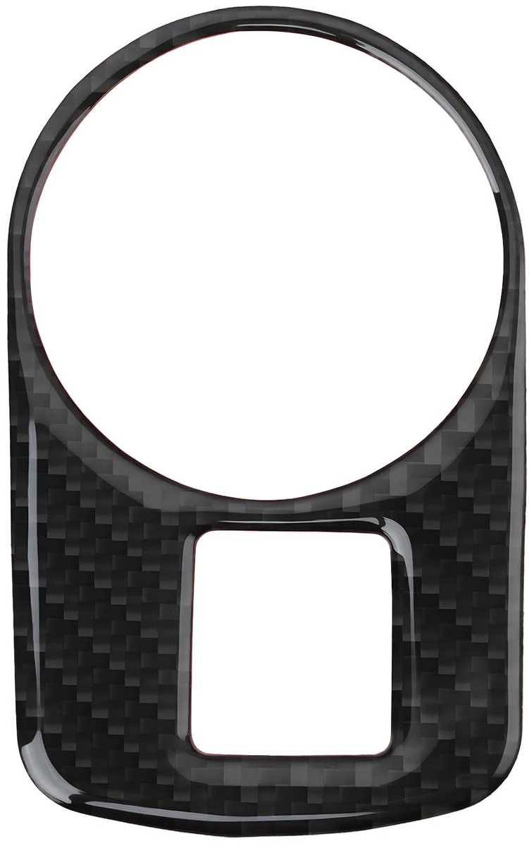Dailygoody - Headlight Control Cover Sticker - Carbon Fiber Design - Verhoogde bescherming - Geschikt voor Audi TT 2008-2014 - Moderne uitstraling - E...