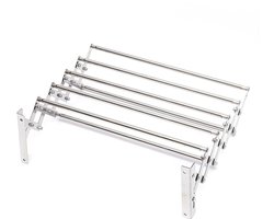 Cellista Wand Droogrek Uitschuifbaar 42-80cm - Inklapbaar Droogrek RVS - Wasrek Wand - Handdoekrek Badkamer - Droogrek Balkon - Badkamer Wasrek