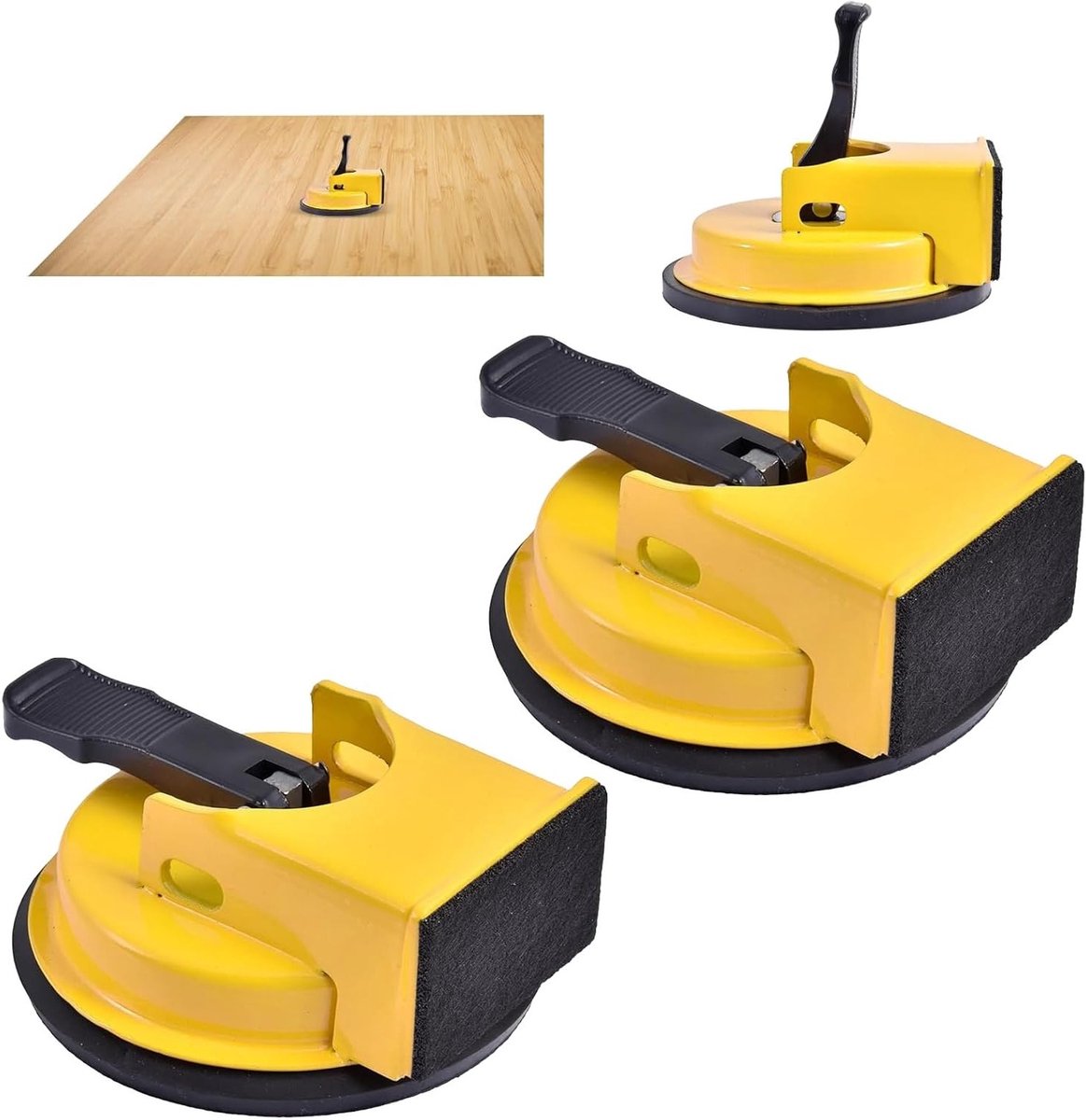 Leggereedschap voor laminaatvloeren, 2 stuks installatiegereedschap voor vloeren, ideaal v