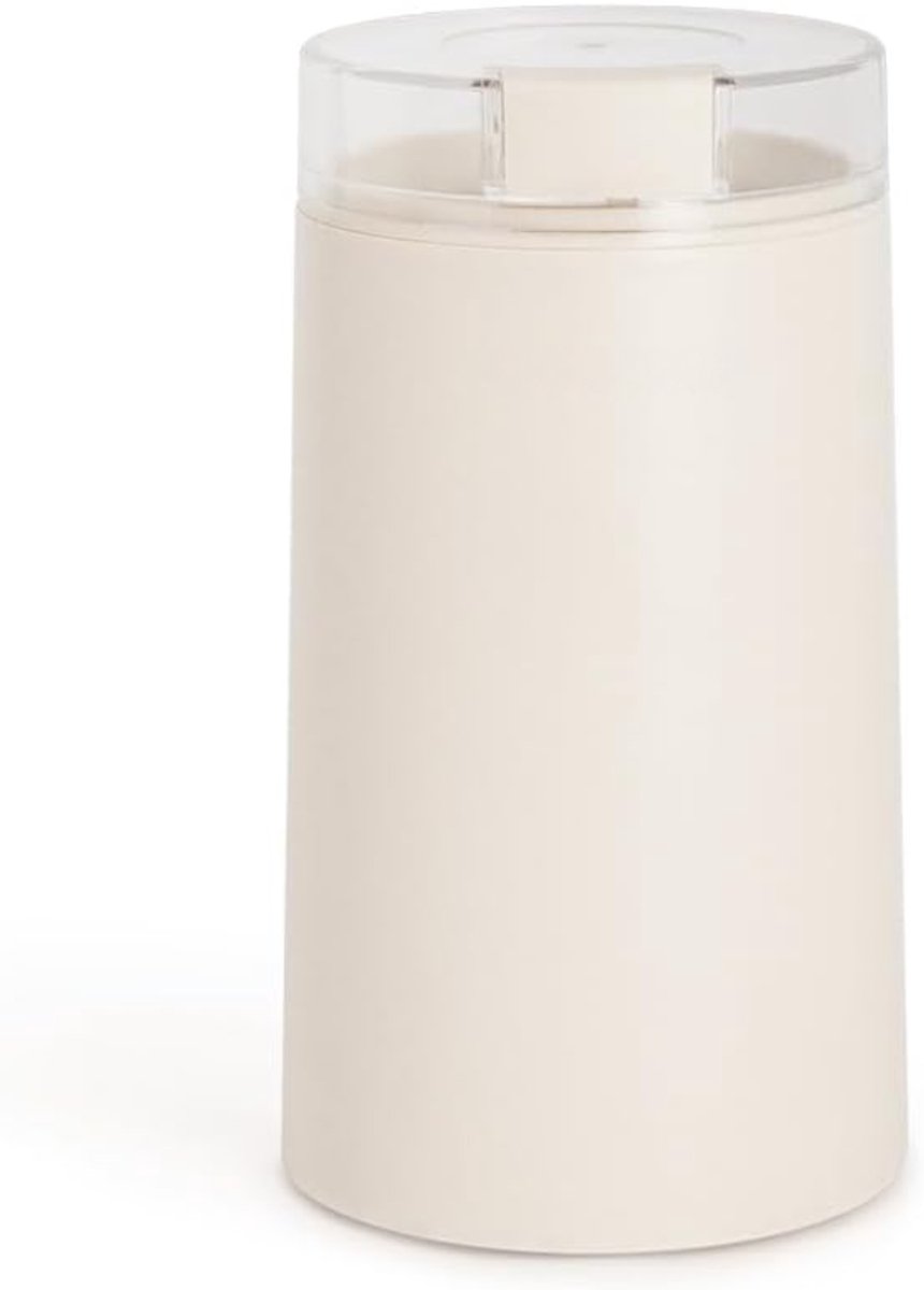 Aura® Coffee Grinder - Coffee Molen - Koffie Grinder - 50 Gram - Modern - Crèmewit - 10cm x 10cm x 18cm