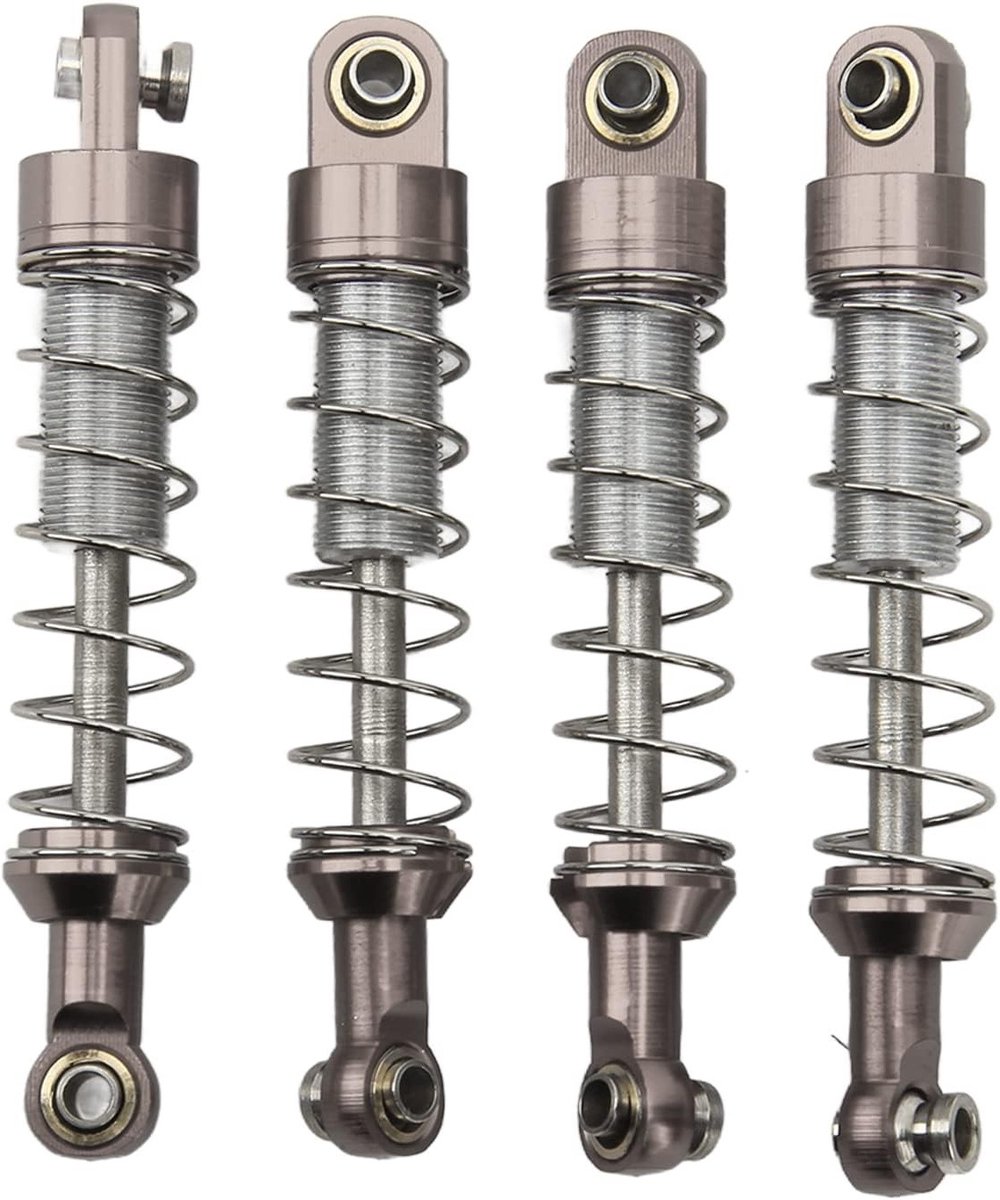 60mm Aluminium Shock Absorbers voor RC Auto's - Versterk je WPL C14, C24, MN D90 en 99S Modellen met Duurzame Upgrade Onderdelen