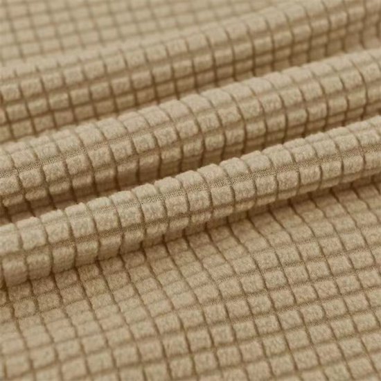 Eenpersoons fauteuil bankhoes - Elastische fleece bankhoes, huisdiervriendelijk - Universele afneembare donkergrijze stoelhoes