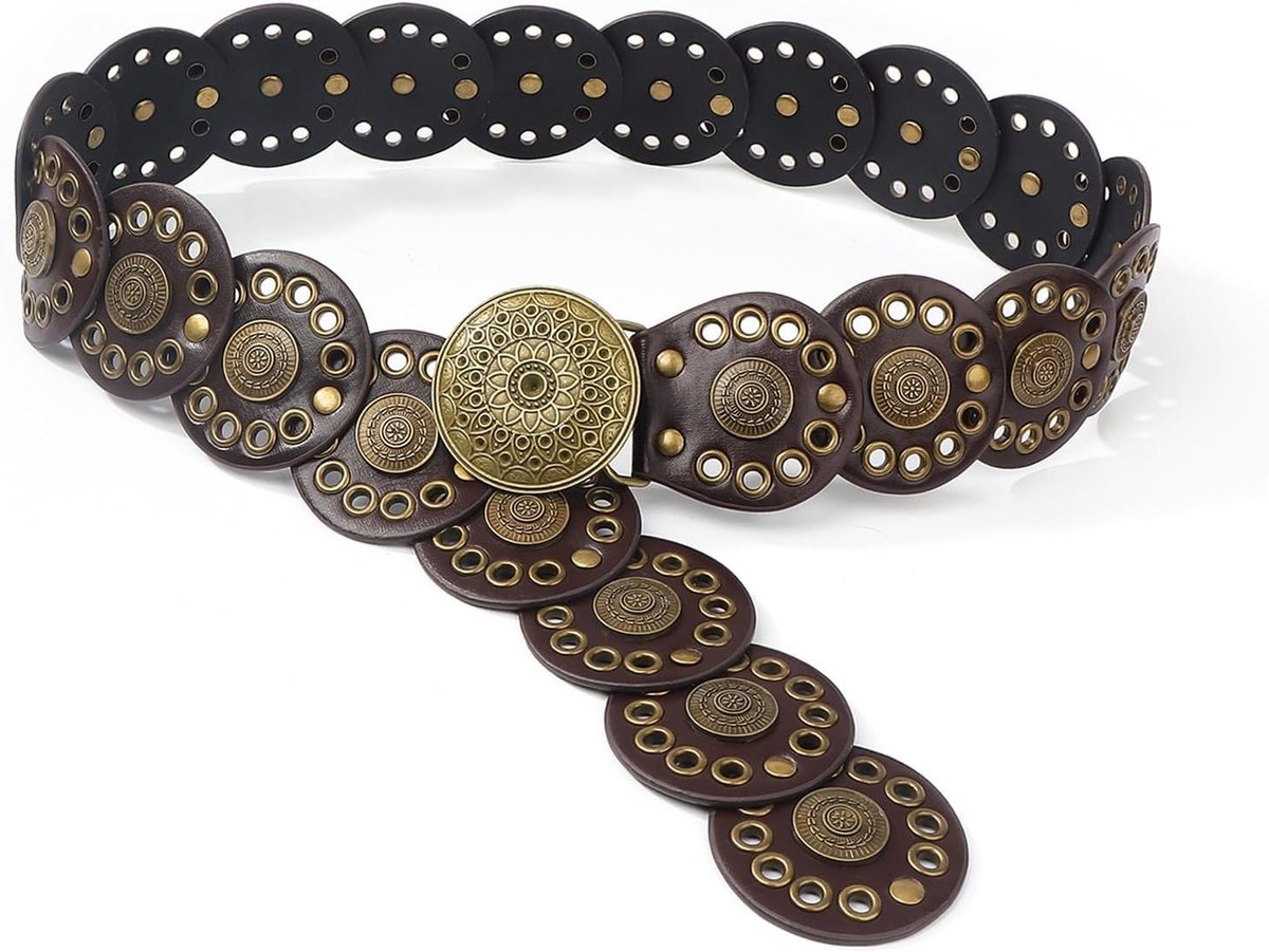 Vintage Tailleband, Western Stijl Riemen, Bohemian Mode Accessoires voor Dames - Perfect voor Casual en Feestelijke Outfits