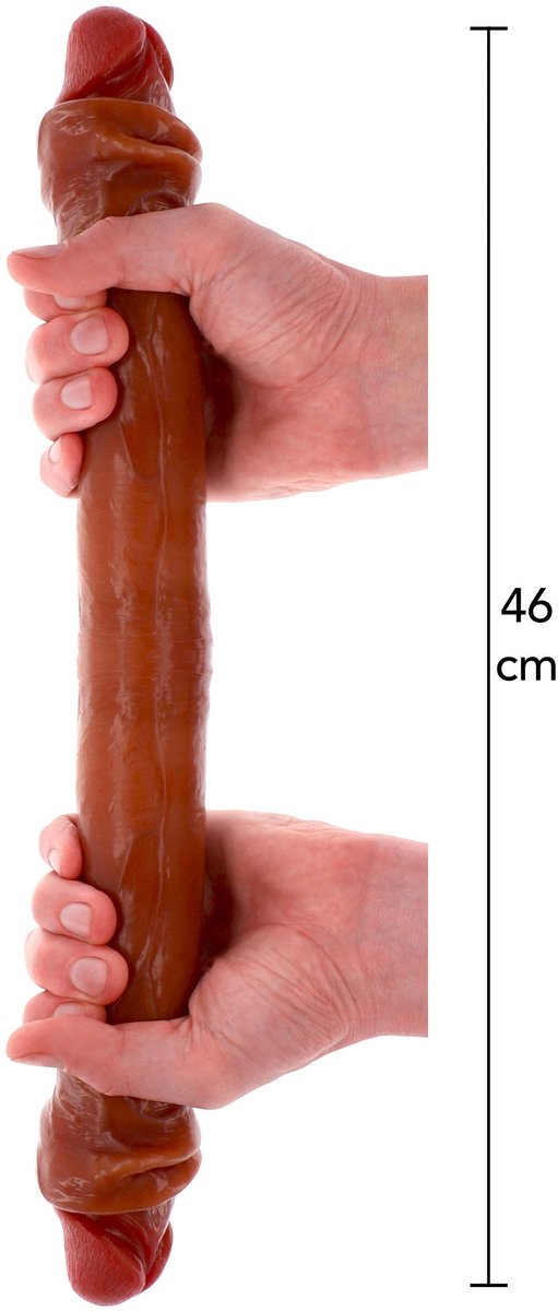 Foreskin Double Dong Silicone 46 cm