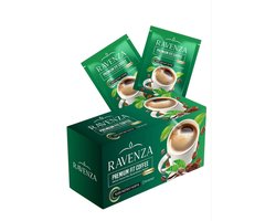 Ravenza Premium Fit Coffee – Instant Matcha Koffie met L-Carnitine, Groene Thee, Paardenbloem & Propolis – 30 Sachets