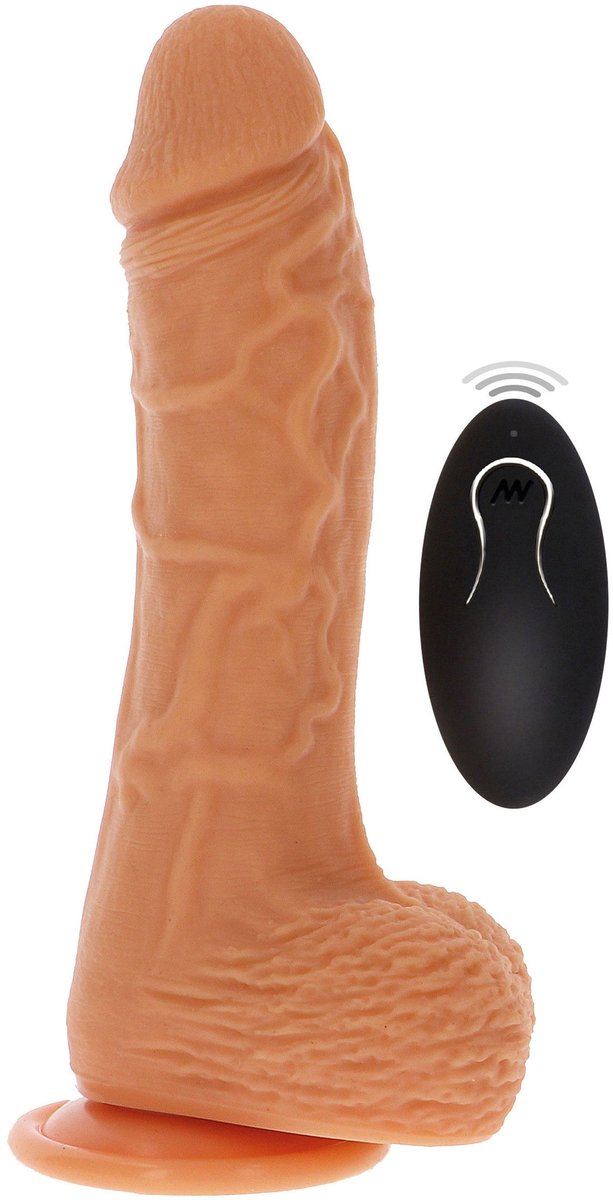 TOYJOY Up and Down Rotating Vibrating Dildo - Dildos Up-Down