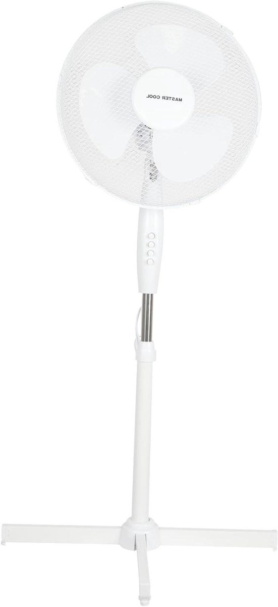 Staande Ventilator - Vloerventilator Ventilator - Ruimte Koelen - Oscillerende Functie - 40 cm - Wit