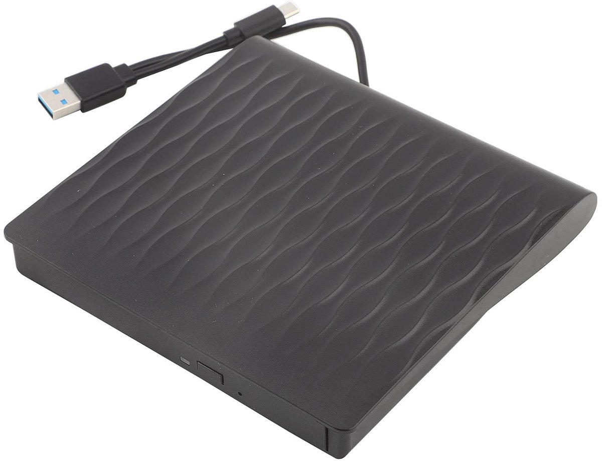 Allecto - Extern Cd-dvd-station - USB 3.0 - Draagbaar en compact - Geschikt voor laptop en desktop - Cd-rom-brander - Perfect voor elk besturingssy...