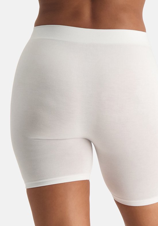 Bamboo Basics Biker Short Dames Naadloos Suze - Witte Korte Legging Dames - Maat XXL - Bamboe Bikershort Dames - Lange Onderbroek Dames — afbeelding 5
