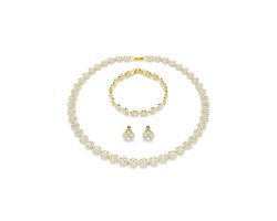 Swarovski 5750619 - Set: Armband + Oorbellen + Ketting - Verguld metaal