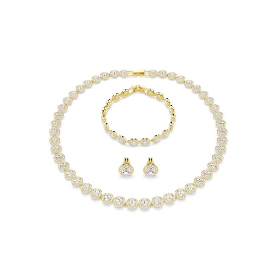 Swarovski 5750619 - Set: Armband + Oorbellen + Ketting - Verguld metaal