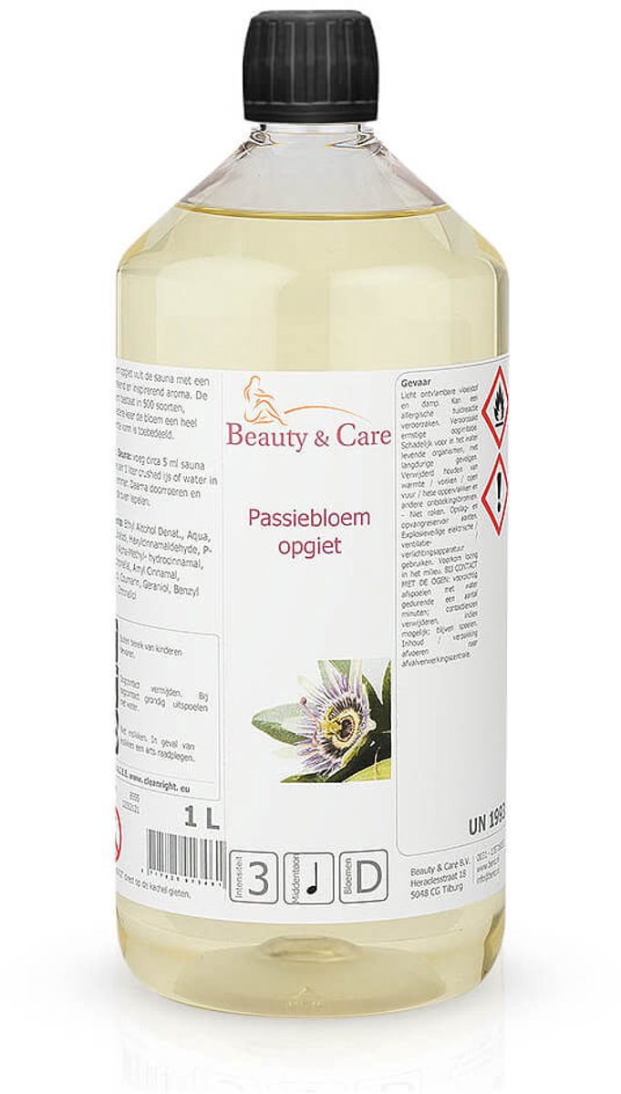 Passiebloem opgiet - Beauty & Care - 1 L. new