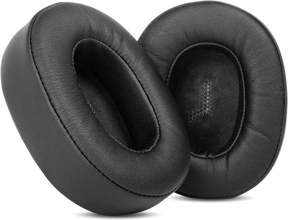Vervangende Oorkussens voor Over-Ear Bluetooth Hoofdtelefoons, Zacht Leer en Geheugenfoam, Comfortabele Earmuffs voor Geluidsisolatie en Langdurig Gebruik