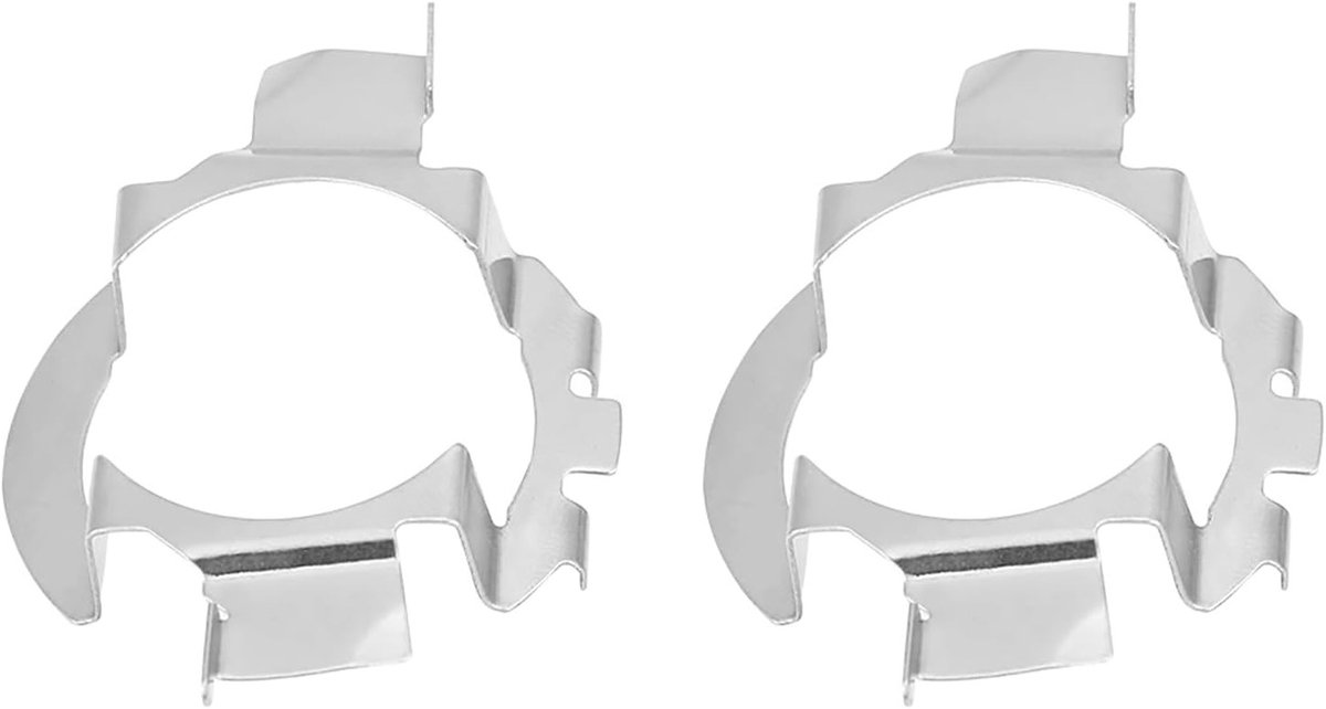 H7 LED Koplamp Adapter voor Vervanging van Koplamp Socket en Retainer Clip voor Audi A3 A4L A6L met Aluminium Constructie