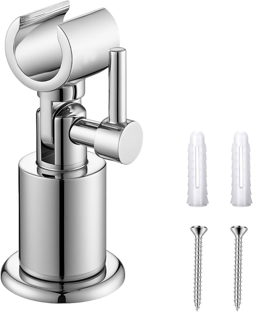 MRKK® Telescopisch Doucherek - Doucherek Zonder te Boren - Zilver