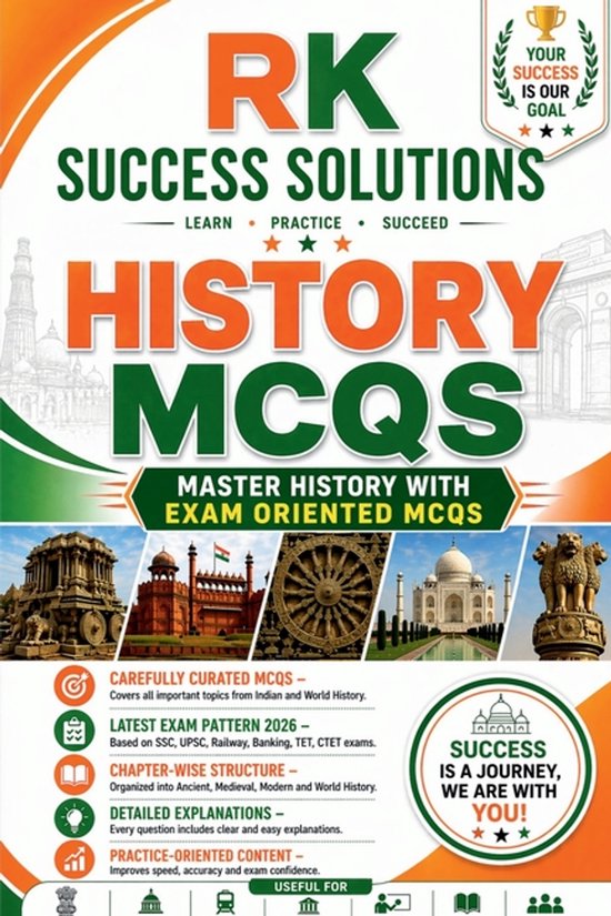 RK Success Solutions History MCQs - cover