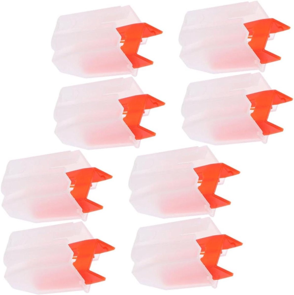 Platenspeler Naald - Stylus Pickup - Muziek Luisteren - Universele Compatibiliteit - 8 Stuks - Rood