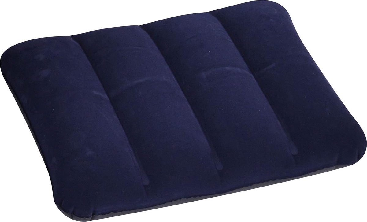 Opblaasbaar Kussen - Reiskussen - Kampeer Kussen Opblaasbaar - Kampeerkussen - Lichtgewicht En Snel Opblaasbaar - Kussen - Geschikt voor buiten - Lichtgewicht en draagbaar - Blauw - 48 x 34 x 12 cm - 1 Stuk - van Imperatoris