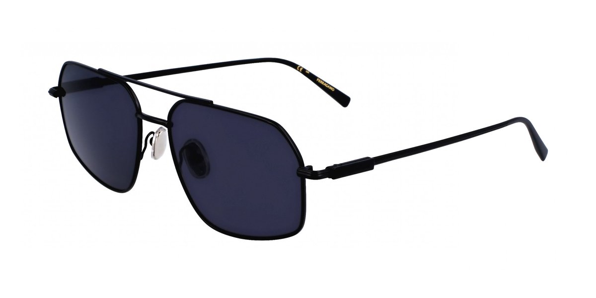 Ferragamo SF313S Matte black 58/17/145 MAN Zonnebrillen