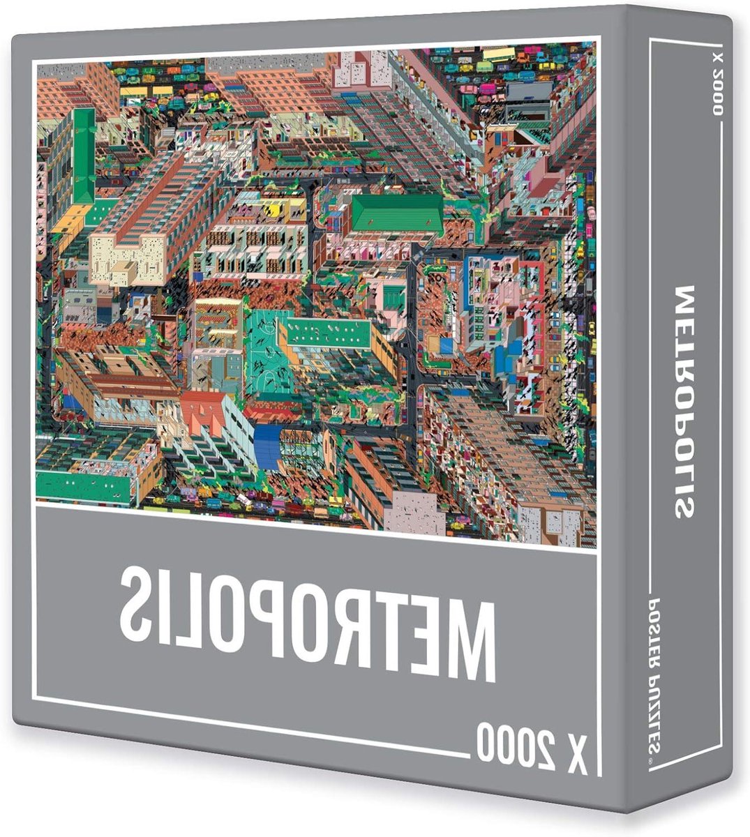 Legpuzzel Stad - Puzzel Volwassenen - Ontspanning - Gedetailleerde Stadsplattegrond - 98 x 686 cm - Diverse