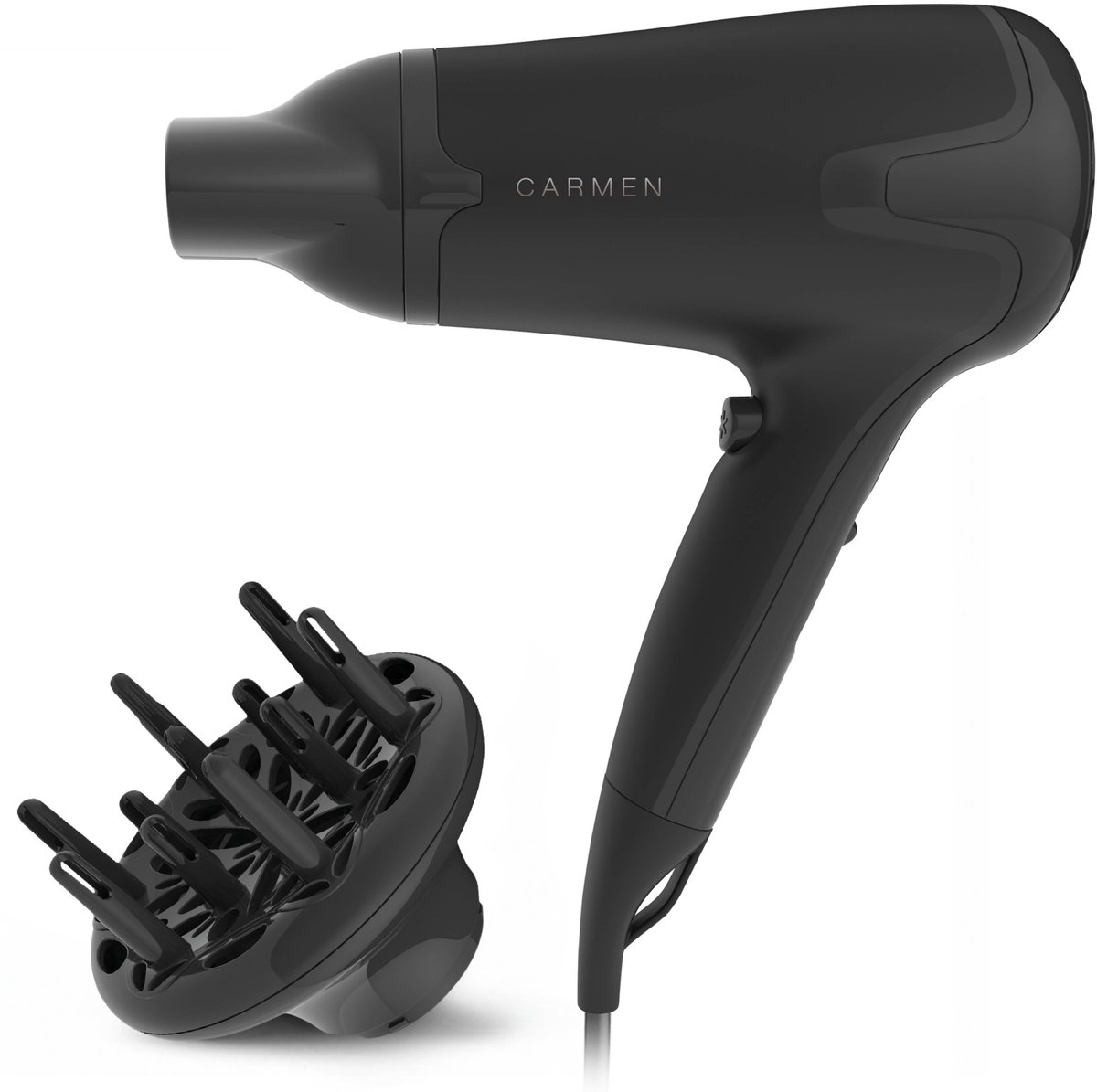 Carmen HD1695 - Föhn - 1700 Watt - Coolshot functie - Zwart
