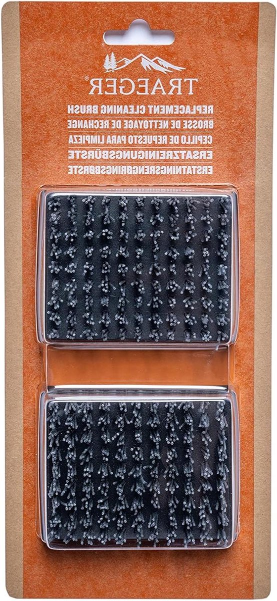 BBQ Borstels - Grill Borstels - BBQ Reinigen - Nylon Borstelharen - 2 stuks - Bruin