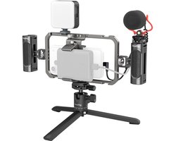 SmallRig All-in-One Video Kit For Smartphone Creators with Audio and Lighting System 3384D
