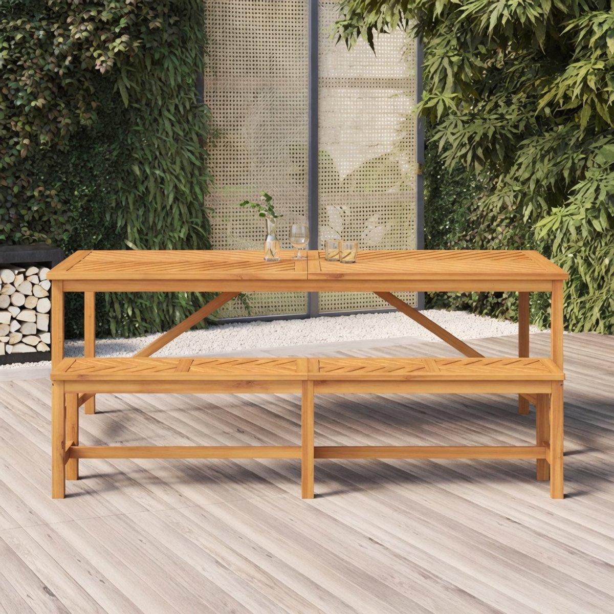 Luxe Bank – Bruin – 180 cm – Industrohome