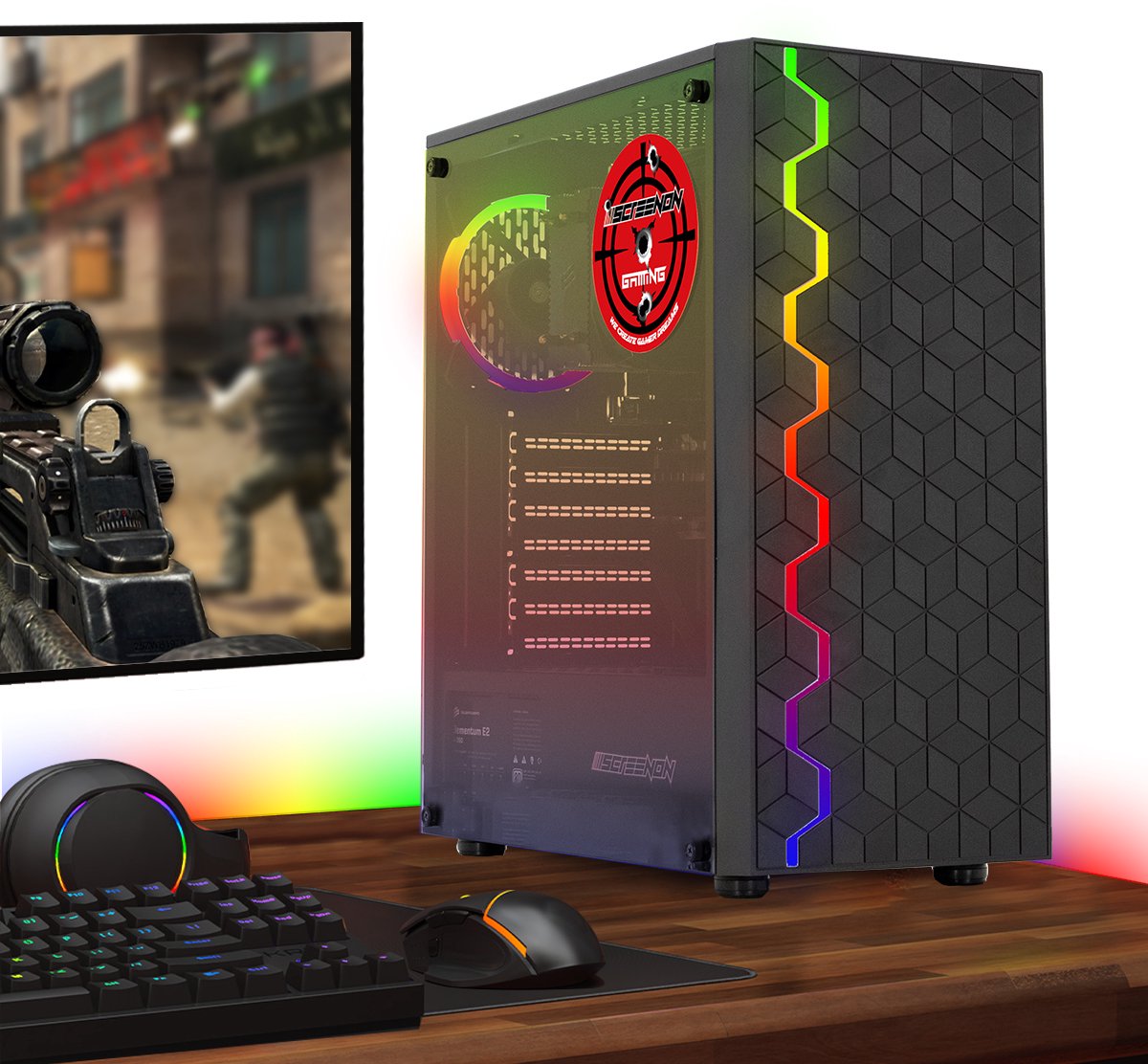 ScreenON - Game PC - Ryzen 3 - 240GB M.2 SSD - AMD Radeon RX - afbeelding 3