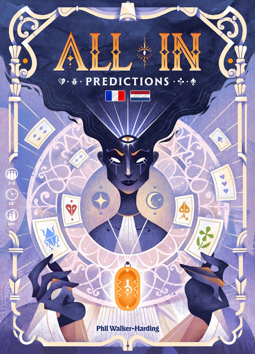 Asmodee kaartspel All In! Predictions rood strategie spel. — cadeau in Partyspellen - foto 2