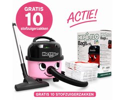 Numatic Henry Next HVN200-11 - Stofzuiger met zak - Roze + 10 zakken