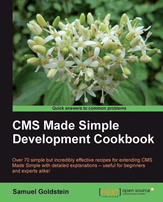 CMS Made Simple Development Cookbook - cover