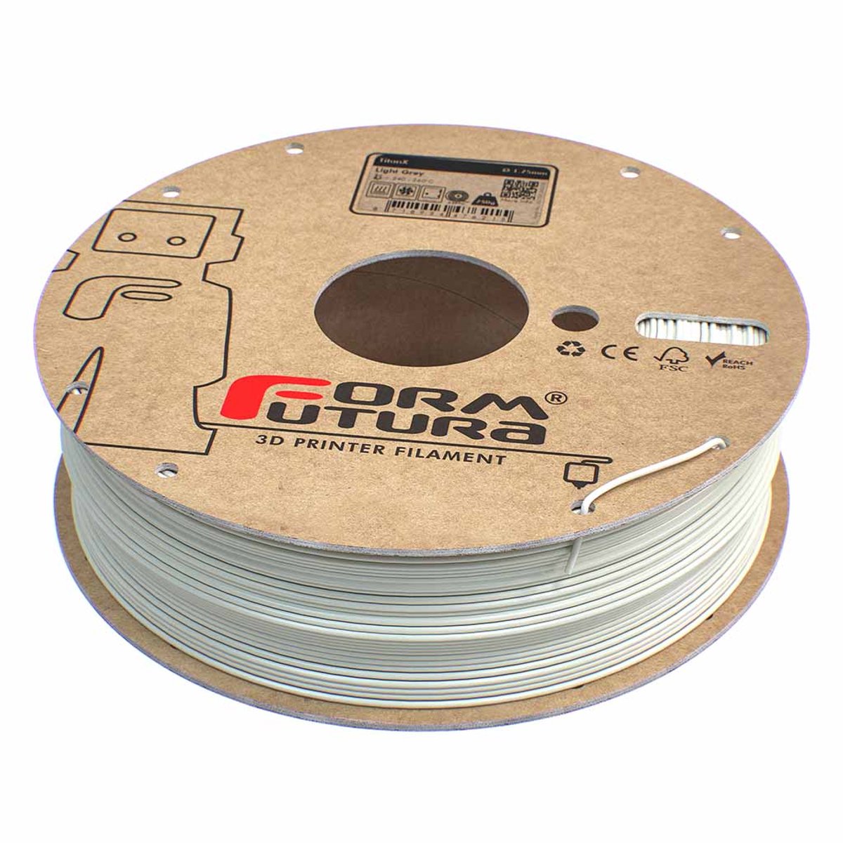 Formfutura TitanX Light Grey (750 gram - 1.75mm)