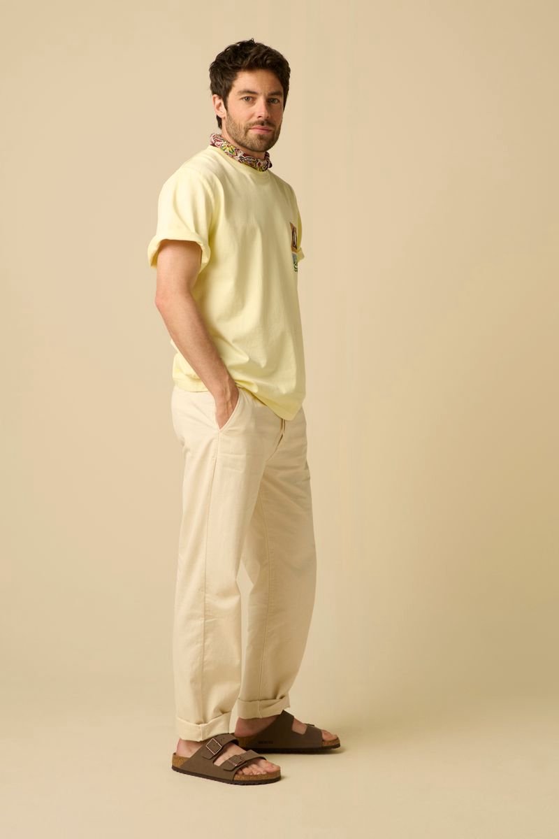 Sissy-Boy - Witte mid-rise chino