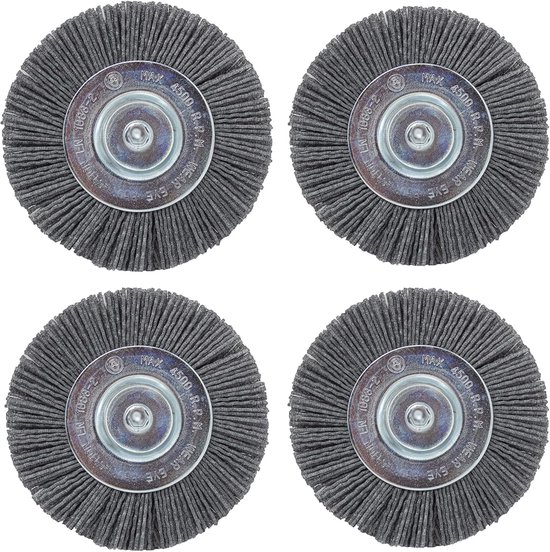 Vervangende borstels - Voegenborstels - Voegen reinigen - Snelsluithouder - 6 stuks - Nylon — afbeelding 4
