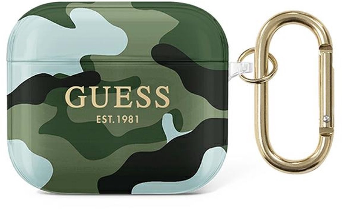 Guess - GUA3UCAMA - AirPods - 3 - cover - groen/kaki - Camo - Collection