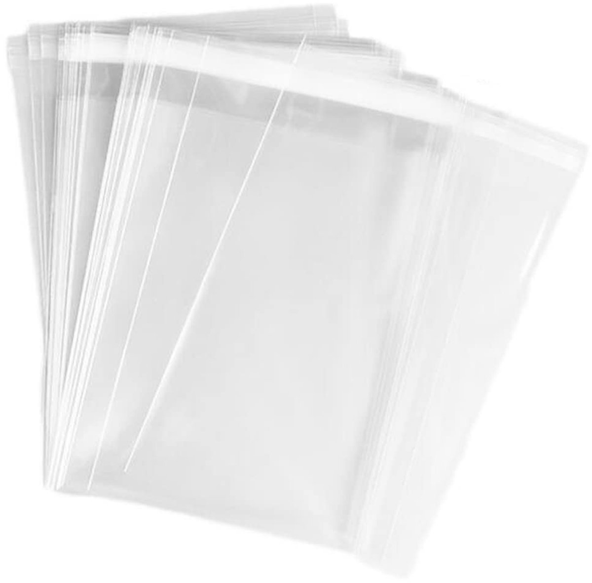 Allecto - Cello Zakken - Voedselveilig - Transparant - Hersluitbare Traktatie Zakken - Perfect voor Bakkerij en Snoep - 100 Stuks