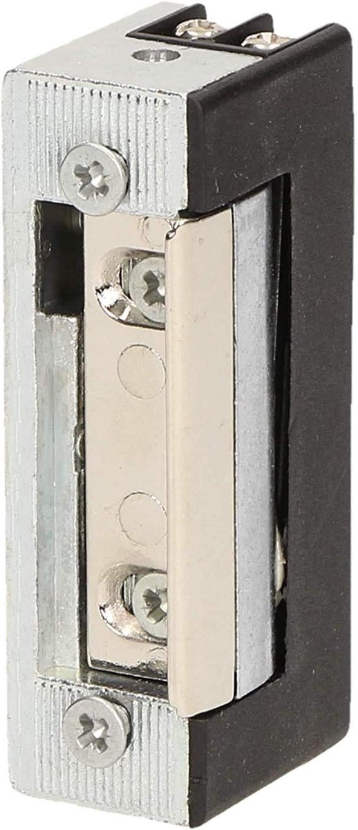 Elektrisch Deurslot - Toegangscontrole - Toegang Beveiligen - Universeel Instelbaar - 21x69x29 mm - Wit